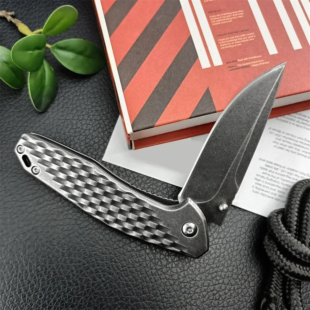 Model 1353 Hunting Pocket Folding Knife with Box 8Cr13Mov Blade 420 Steel Handle Survival Tool Camping Tactical EDC Knives