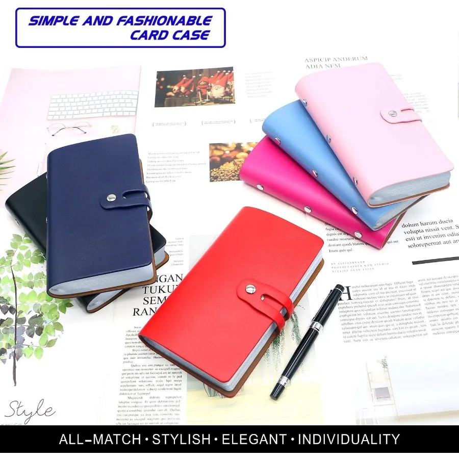 حامل بطاقات الائتمان RFID منظم بطاقات العمل مع 96 فتحة بطاقة الائتمان لحماية بطاقات الائتمان الخاصة بك المختلفة #2