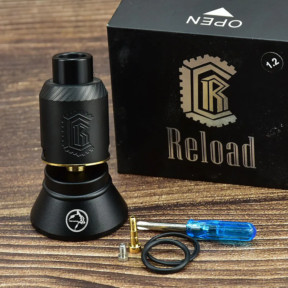 

Атомайзер Wolfcoolvape Vape Classic Reload RDA V1.2 304ss, перезаправляемый, 1:1, RDA-атомайзер