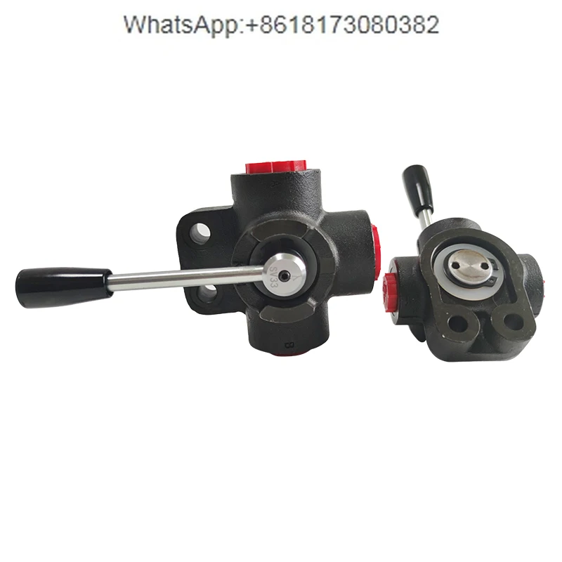 Hydraulic manual reversing valve, three-position three-way, manual switching valve SV33-G3/8 G1/2 G3/4 G1