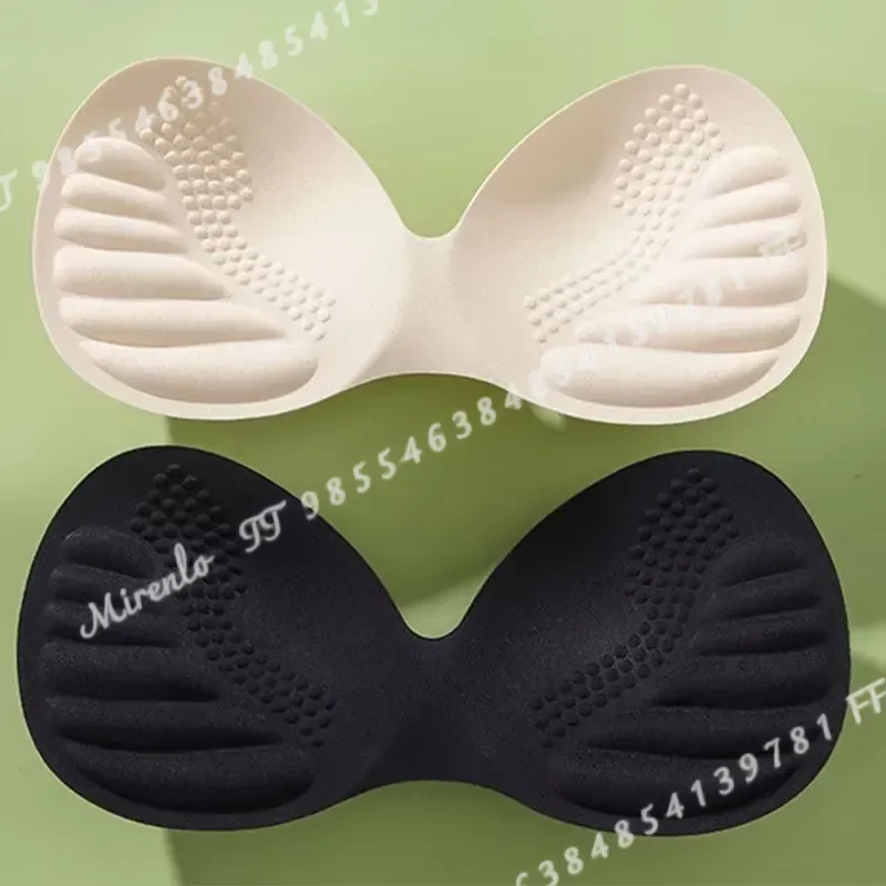 Thick Invisible Removable Push Up Bra Pads Inserts Women Latex Bikini Chest Foam Swimwear Cups Breast Padding