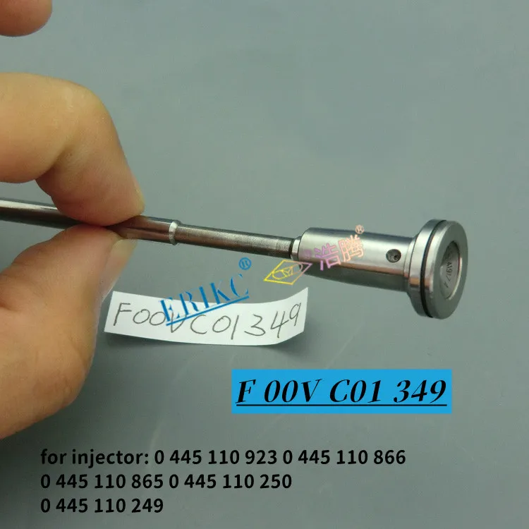 F 00V C01 349 Control Valve F 00V C01 349 F00VC01349 Compatible with Fuel Injector 0 445 110 923/866/865/250/249 CAIJUN-AUTO