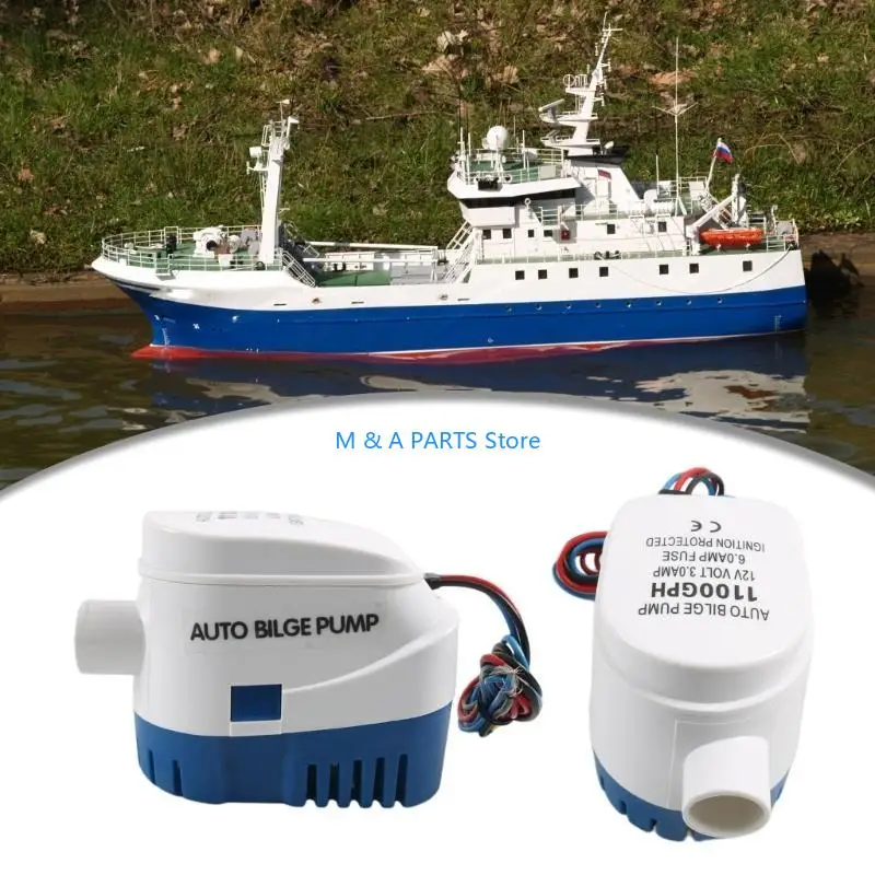 U1JF Powerful 12V 1100GPH Automatic Pump with Float Switch Bilge Pump