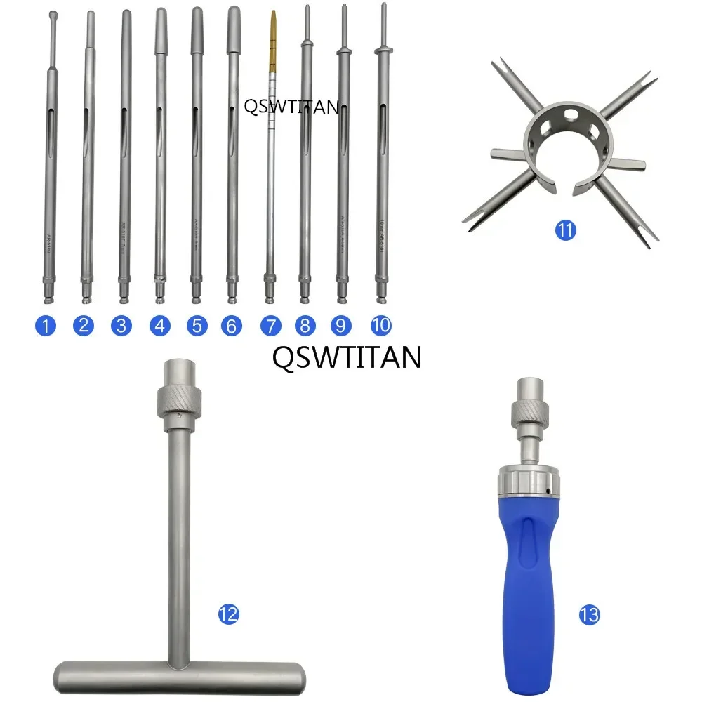 ACL PCL Arthroscopic Interference Cannulated Screw Installer Kit Orthopedic Surgical Instrument for Knee Ligament Surgery