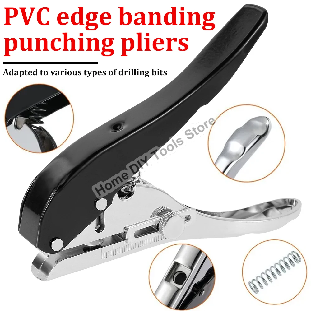 

Single Hole Punch 8/10mm Round Hole Puncher Plier Tools Credit Photo Paper Card Corner Hand Tool for plastic paper edge banding