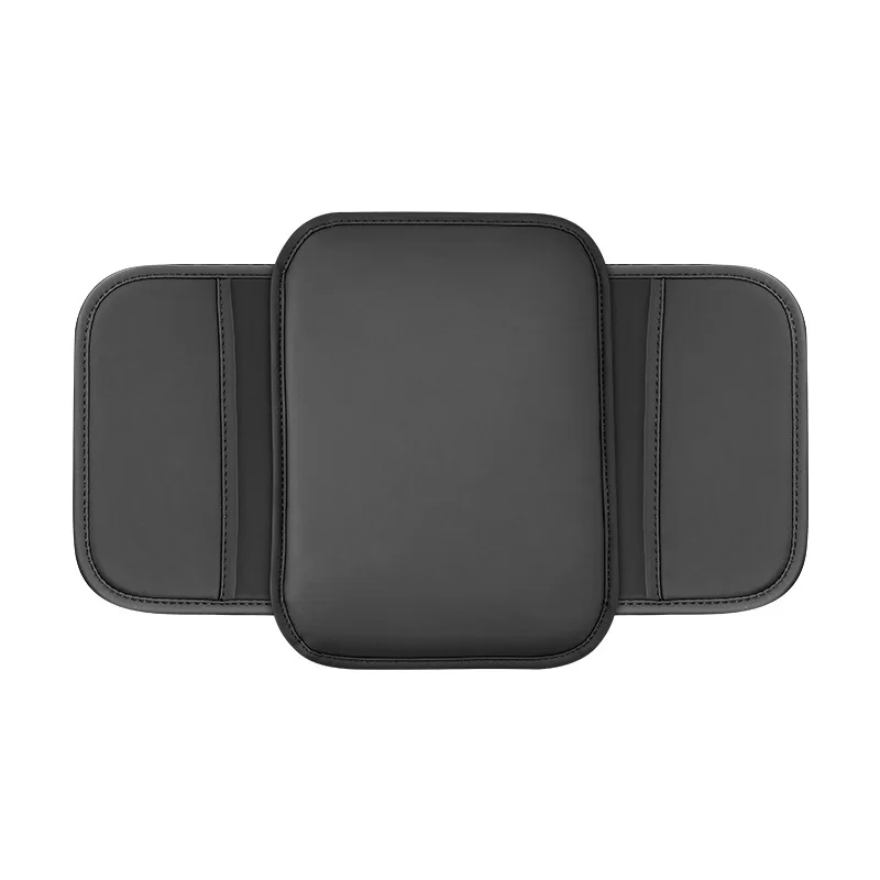 Cojín Protector de cuero para Reposabrazos de asiento, almohadilla de almacenamiento para Interior de coche, accesorios para todos los modelos de coche