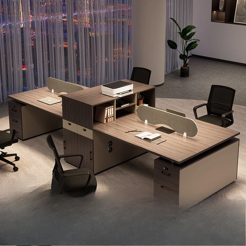 Ensemble bureau et chaise pour personnel, siège de travail pour bureau des finances