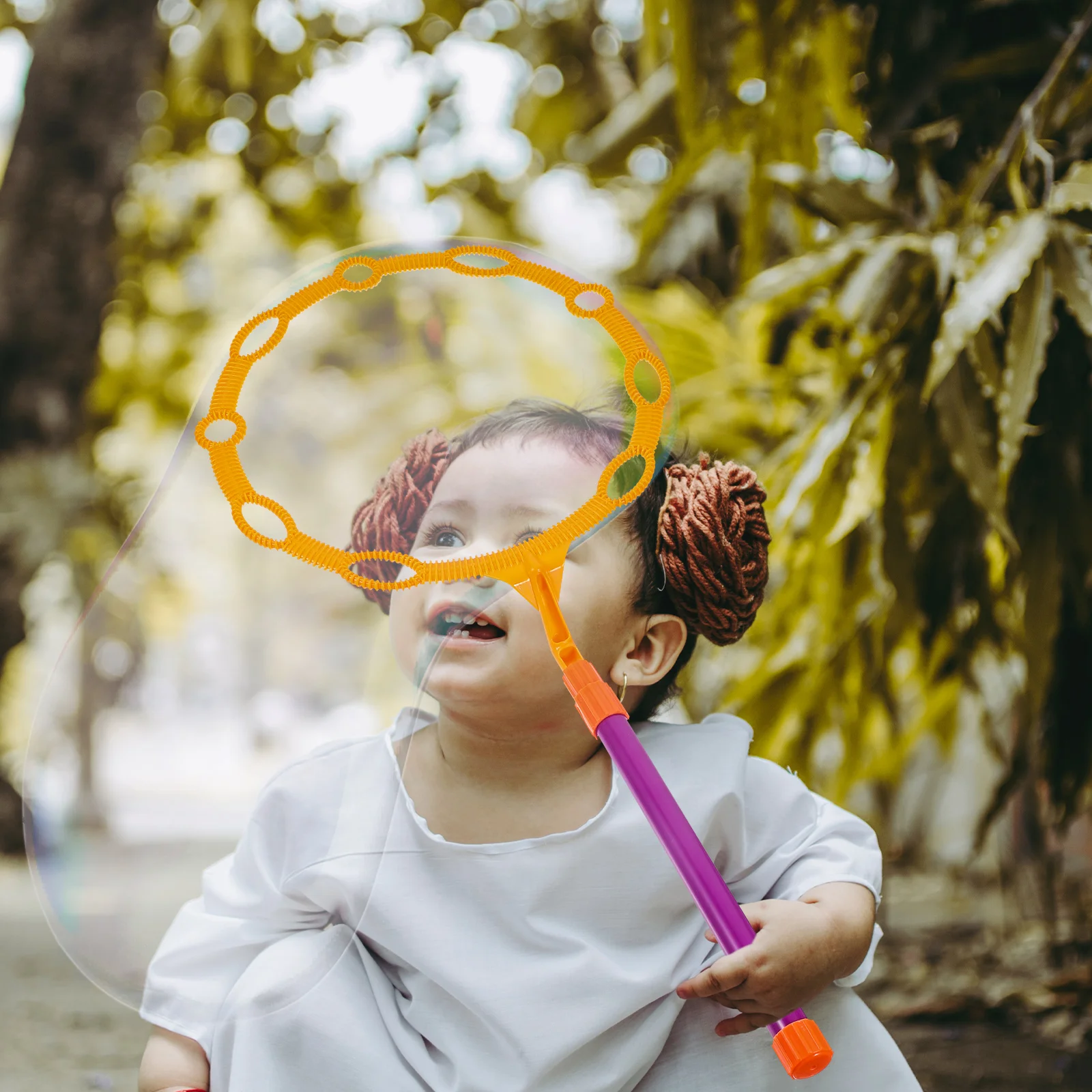 

Big Bubble Circle Outdoor Kids Play Equipment Maker Blower Toys Blowing Stick Child