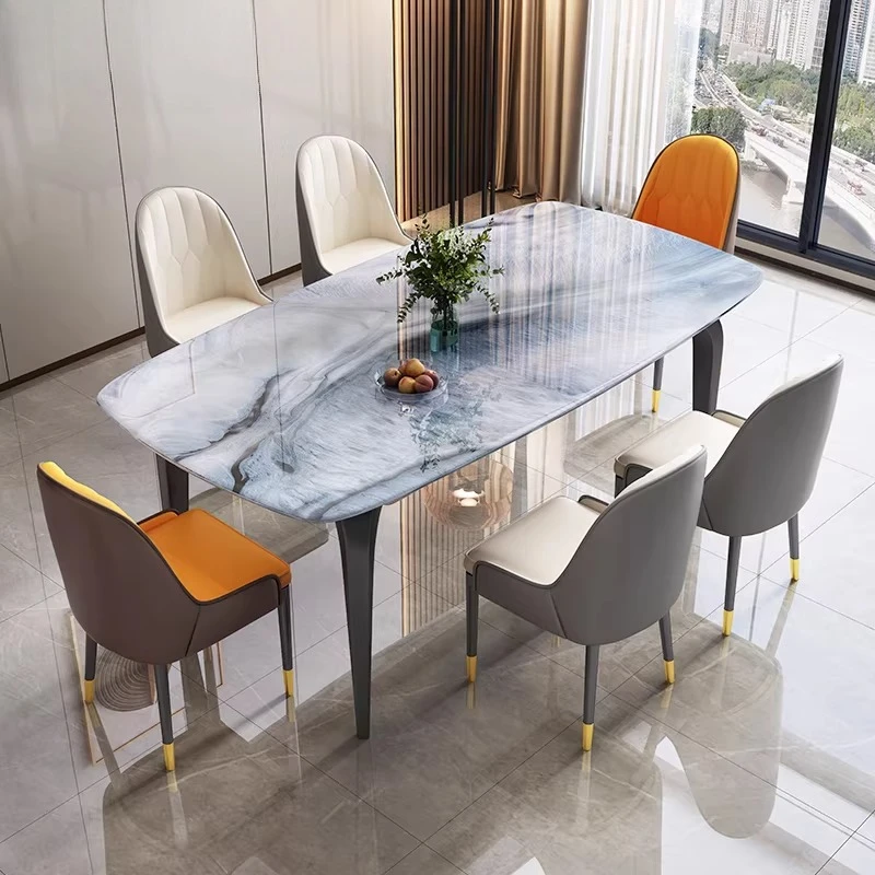 

Design 6 Person Dining Table Modern Designer Nordic Living Room Dining Table Restaurant Lounges Mesas De Comedor Furniture Home
