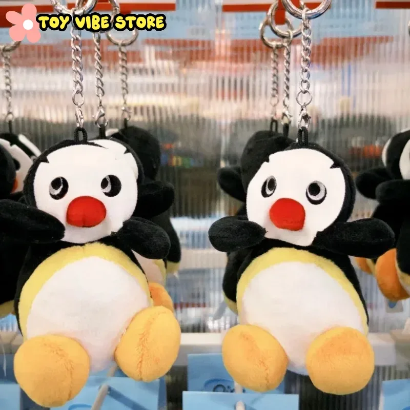

In Stock Genuine Pingu Plush Keychain Series Cute Penguin Doll Hanging Ornament Soft Stuffed Kawaii Animal Gift For Kids Girls