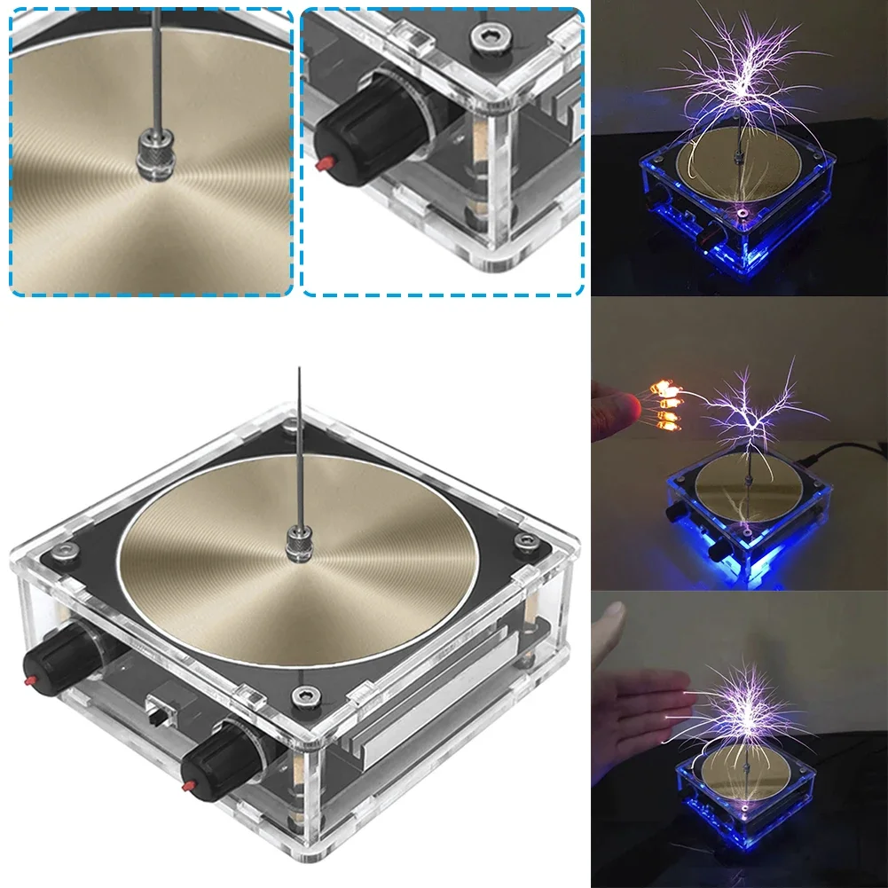 Music for Tesla Coil Speaker Bluetooth-compatible Electric Arc Generator Touchable Artificial Spark Science Teaching Experiment