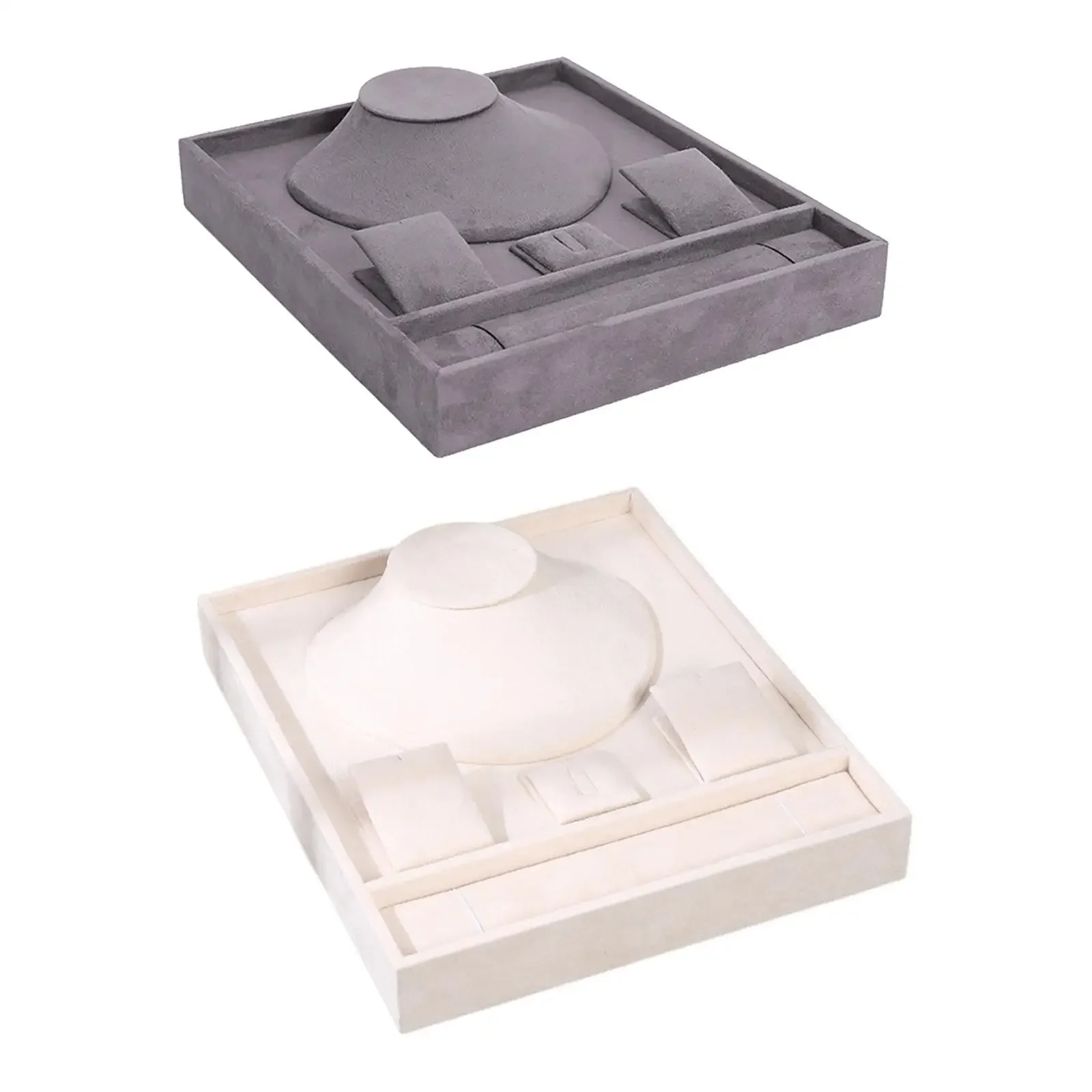 Jewelry Organizer Tray Jewelry Holder for Rings Bracelet Earrings Necklace Jewelry Display for Show Live Broadcasting Selling
