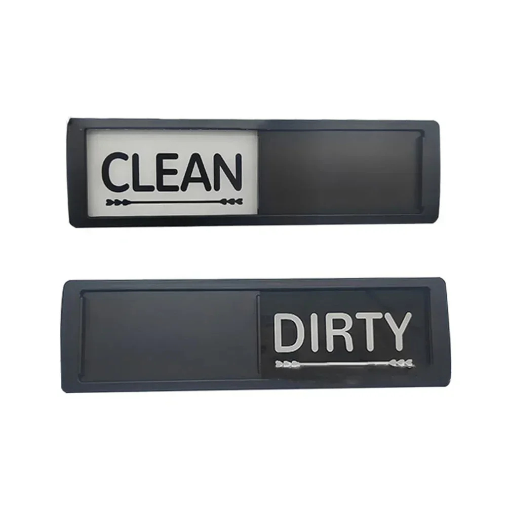 Dishwasher Sticker High Quality Clean Dirty Magnet Indicator Sign For Dishwasher Easy To Use Sliding Kitchen Tool