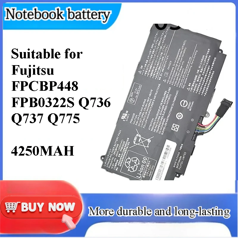 for Fujitsu FPCBP448 FPB0322S Q736 Q737 Q775 Notebook Battery Replacement High Capacity Li-ion Power Supply for Laptop