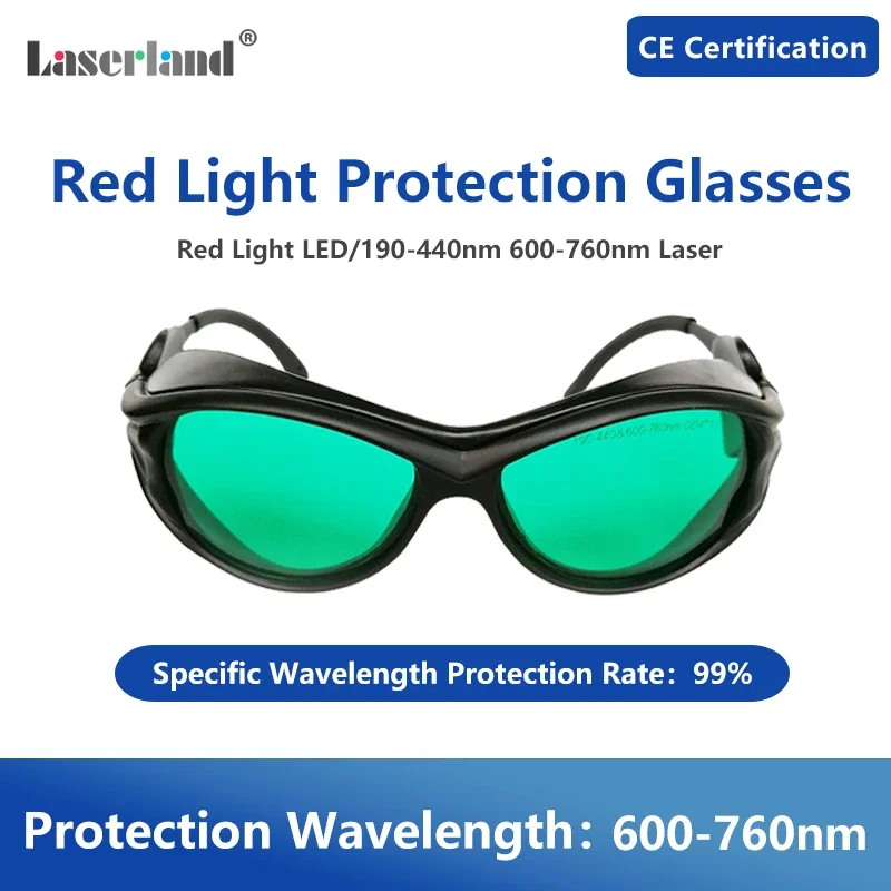 

T2 600nm-760nm 640nm 635nm 650nm Red Laser LED Beauty Salon Glasses Protection Goggles