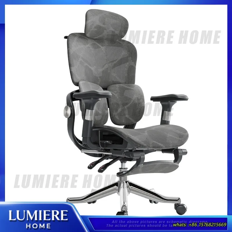Adjustable Ergonomic Office Chair with Lumbar Support Height Adjustable Computer Chair for Home Work and Gaming Use Comfortable