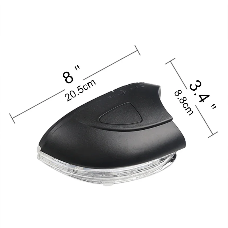 Zeroclearance Dynamiczny kierunkowskaz LED Lusterko wskaźnik do VW Golf Mk6 Gt i 6 Vi R20 Touran Lusterko wskaźnik kierunkowskazu