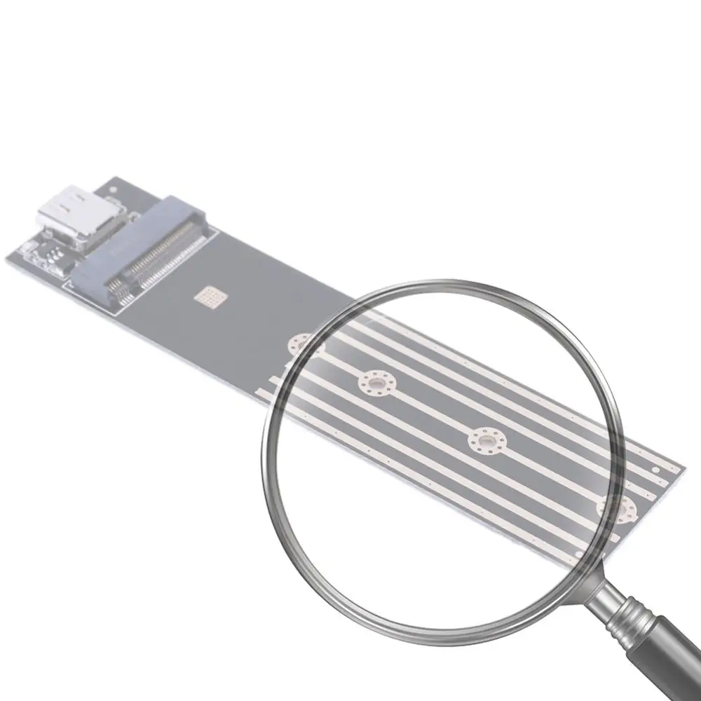 

SSD Adapter SATA/NVME M.2 To USB 3.1 Type C Riser Board NGFF B+M Key M.2 Adapter Card SSD To USB 3.1 Type C for 2230-2280 M2 SSD