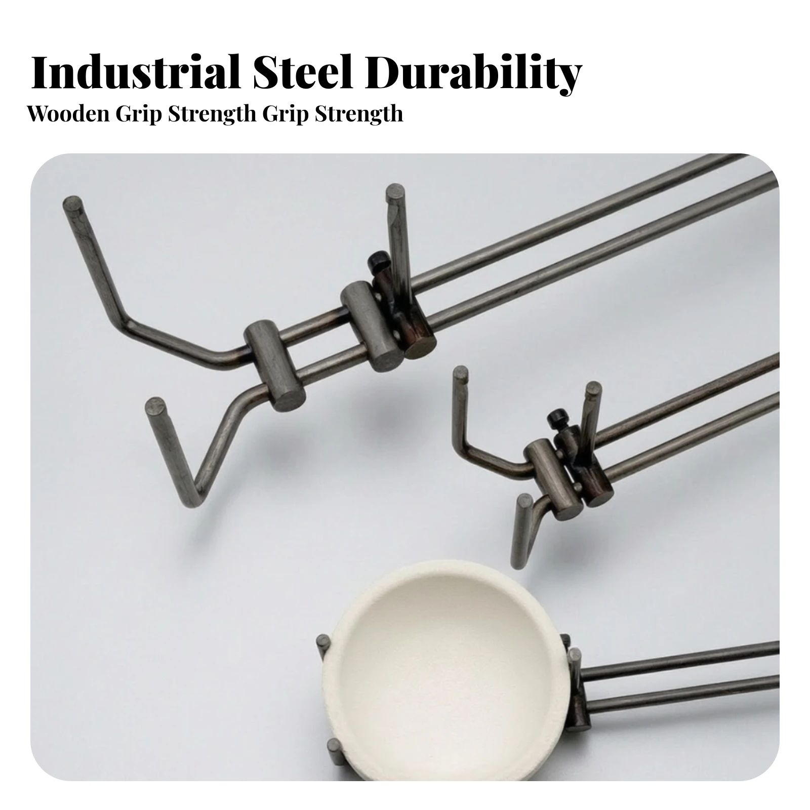 Crucible Gripper with Adjustable Head High-Temperature Crucible Tongs Casting Tongs Safe Metalworking Gripping Tool Stable