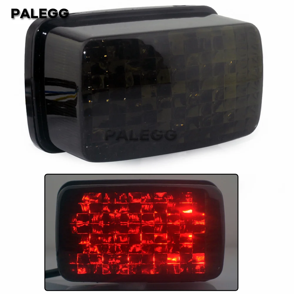 ATV Rear Light LED Smoke Lens Tail Brake Light for Yamaha Viking Bruin Wolverine 660 450 350 400