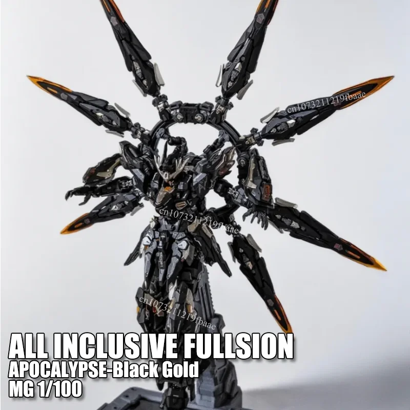 

In Stock ALL INCLUSIVE FULLSION APOCALYPSE MG 1/100 Black Gold A-01 Assembly Model Kit Alloy Skeleton Toy Action Figure Gifts