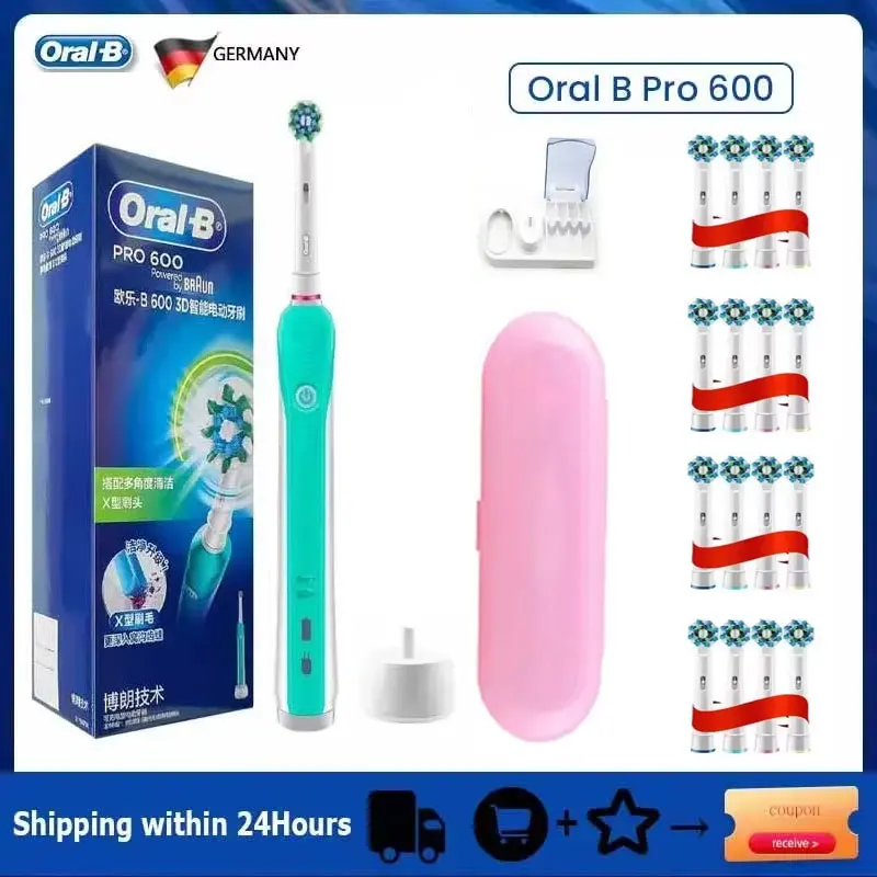 【新品未使用】BRAUN Oral-B PRO4000 Oral B Pro 4000 Electric Toothbrush 4 Modes