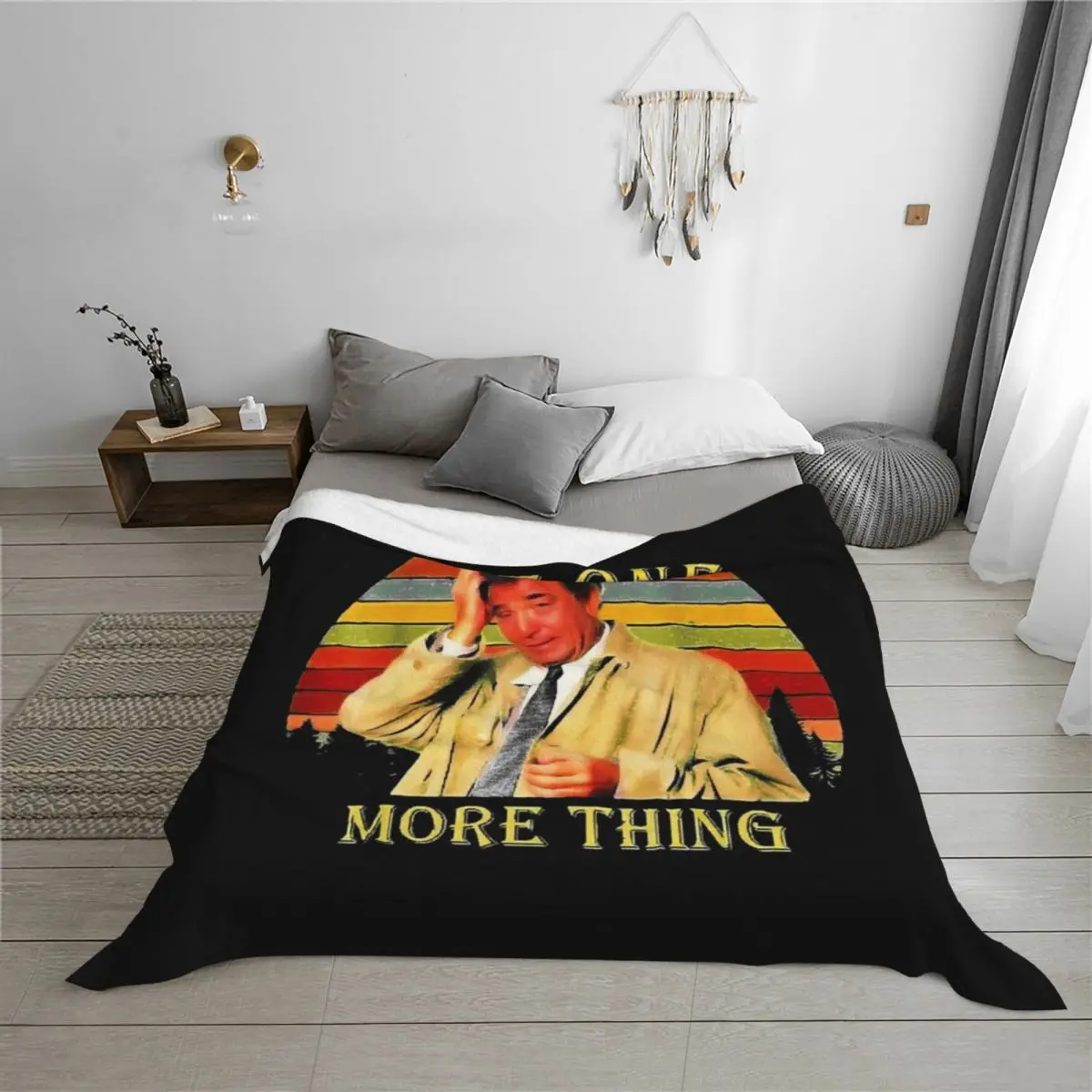 مجرد شيء آخر كولومبو رمي بطانية كيس النوم المعزي الفاخرة St بطانيات متعددة الأغراض