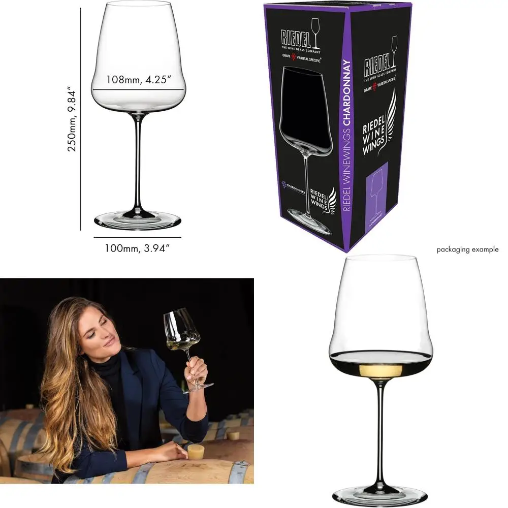 

Бокал для вина на одной ножке, прозрачный, элегантный дизайн Charday