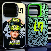 F1 Formula 1 Phone Case For iPhone 16 15 14 13 12 11 Pro Max X XR XSMAX Plus Norris Candy Matte Shockproof Back L-L-Landos Cover