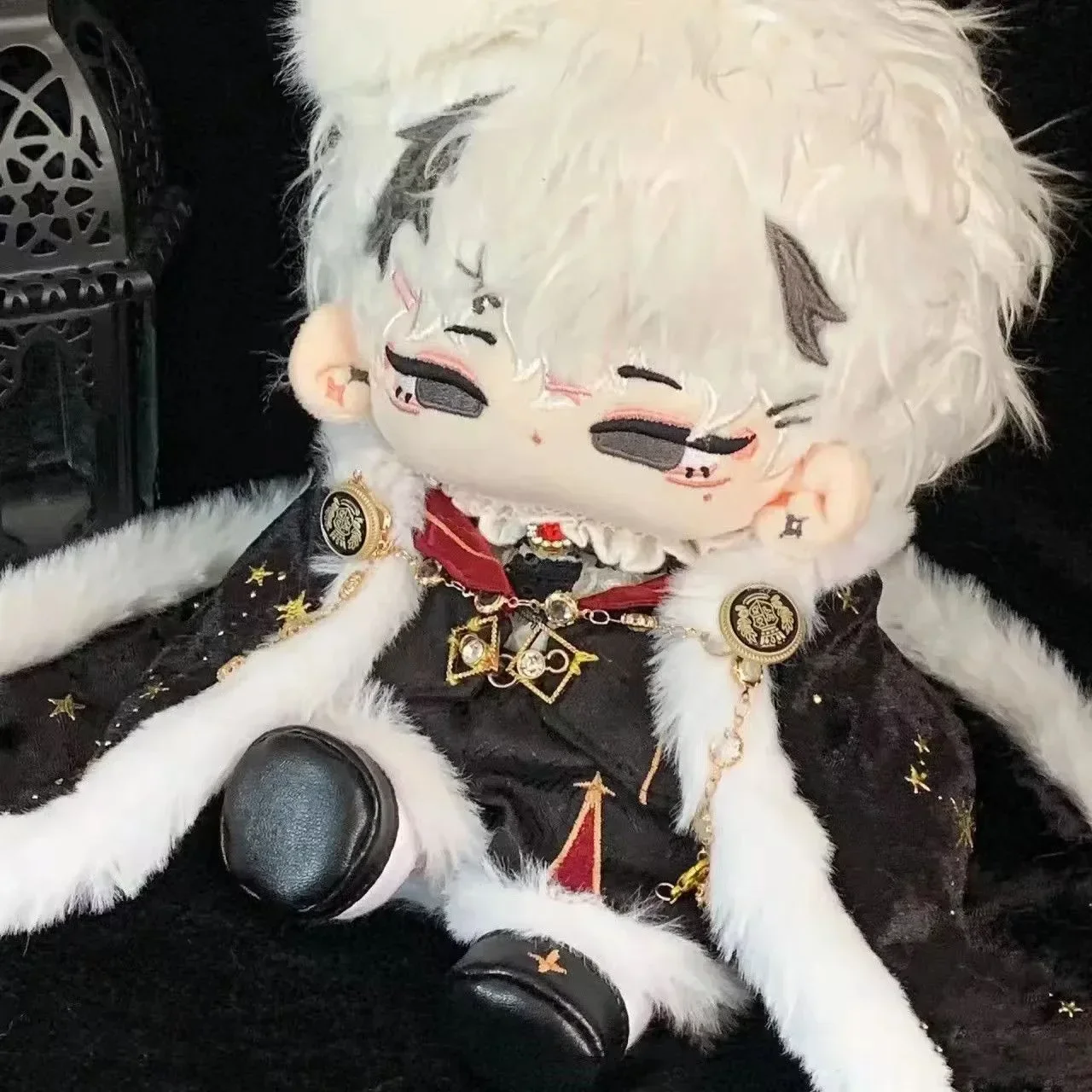 20CM Plush Doll Clothes Suit for Stuffed Toy Dolls Retro Coat Cosplay