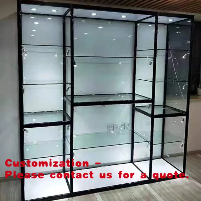 

custom.Full Transparentglass Display Cabinet