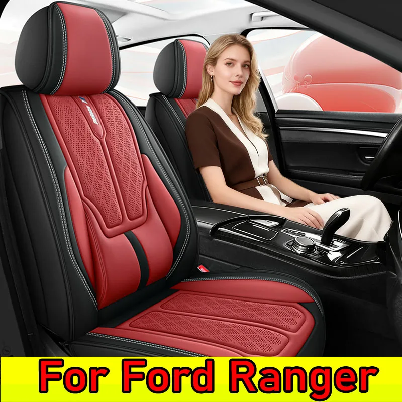 

For Ford Ranger Car seat cover breathable artificial leather waterproof wear-resistant waist full wrap seat cover