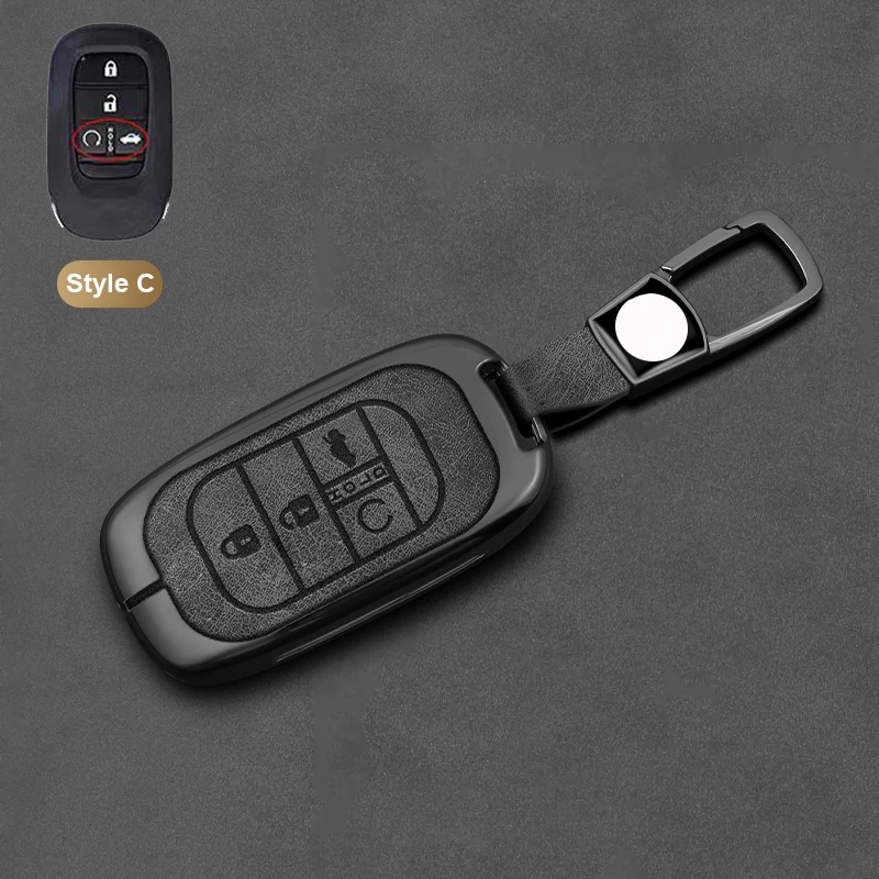 

Car Key Case Cover for Honda Civic Crv Fit XR-V VEZEL Jade Jazz UR-V Honda Accord 2018 LIFE Crosstour Gienia Envix Accessories