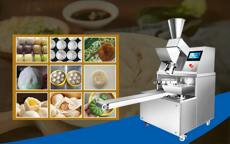 Automatict Dumpling Making Machine Small Steamed Stuffed Baozi Momo Making Machine