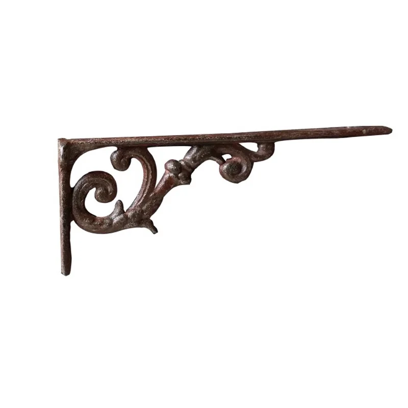 

Elegant Cast Iron Wall Brackets – Rustic Design in Three Color Options