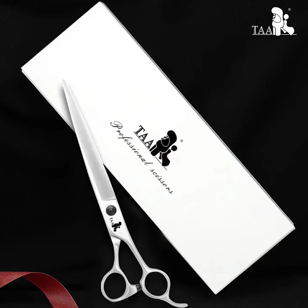 TAA Dog Scissors Professional Pet Grooming Shears 440C Alloy Steel Handmade Scissors for Dog 7/7.5 Inch Straight Shear K-70/K-75