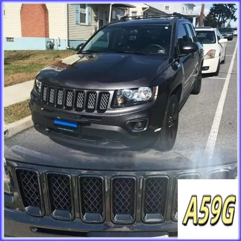 

G9-Automobile 7 Pcs Front Grille Inserts 68109865AA For Jeep Compass 2011-2016 Jeep Parts
