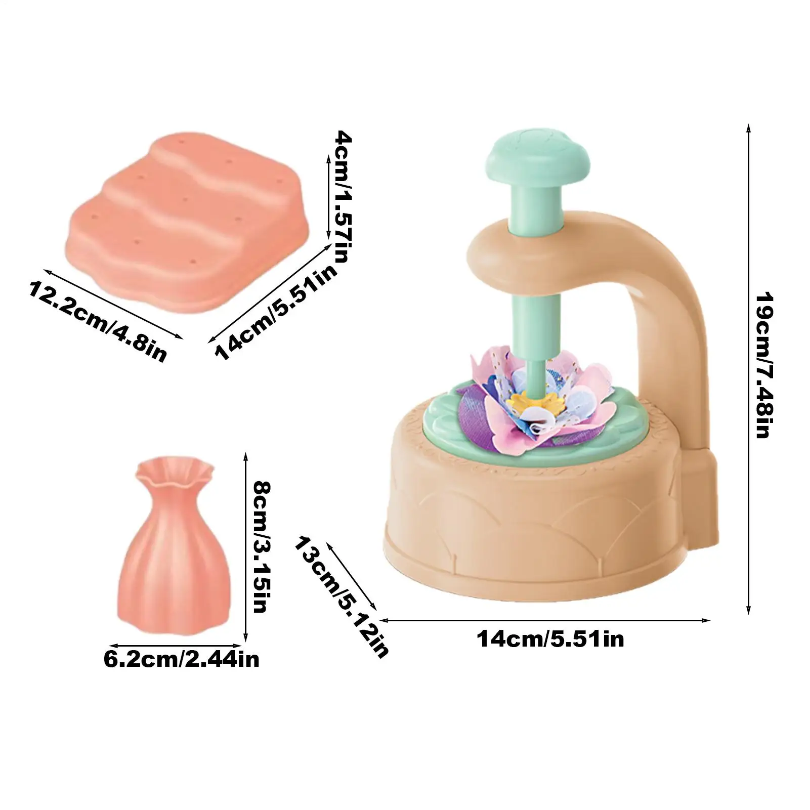 Rękodzieło kwiatowe dla dzieci Edukacyjna kolorowa gra edukacyjna z kwiatami na imprezę w domu na świeżym powietrzu Klasa Boże Narodzenie Przedszkole