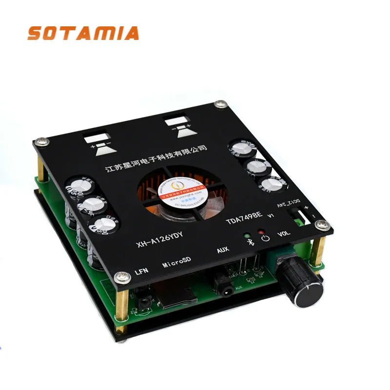 

SOTAMIA Bluetooth 5.0 Digital Power Amplifier Board 160W*2 TDA7498E Sound Amplifier Speaker Audio Amp Home Theater DIY