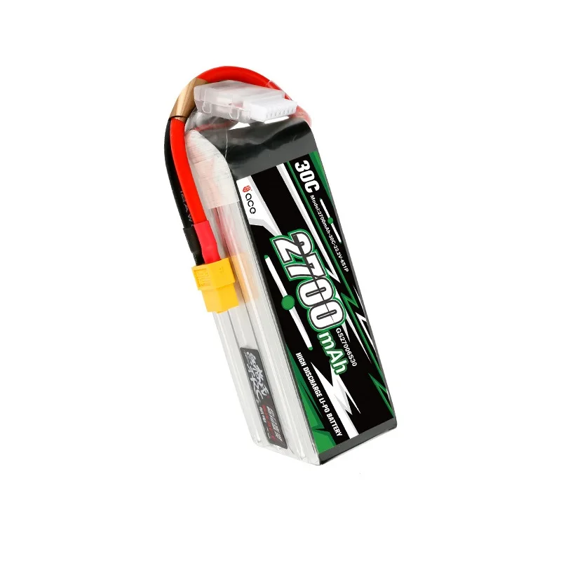 Gens ACE-batería Lipo de 2700mAh, 2S, 3S, 4S, 6S, 7,4 V, 11,1 V, 14,8 V, 22,2 V, 30C con enchufe T/XT60 para Dron y helicóptero FPV