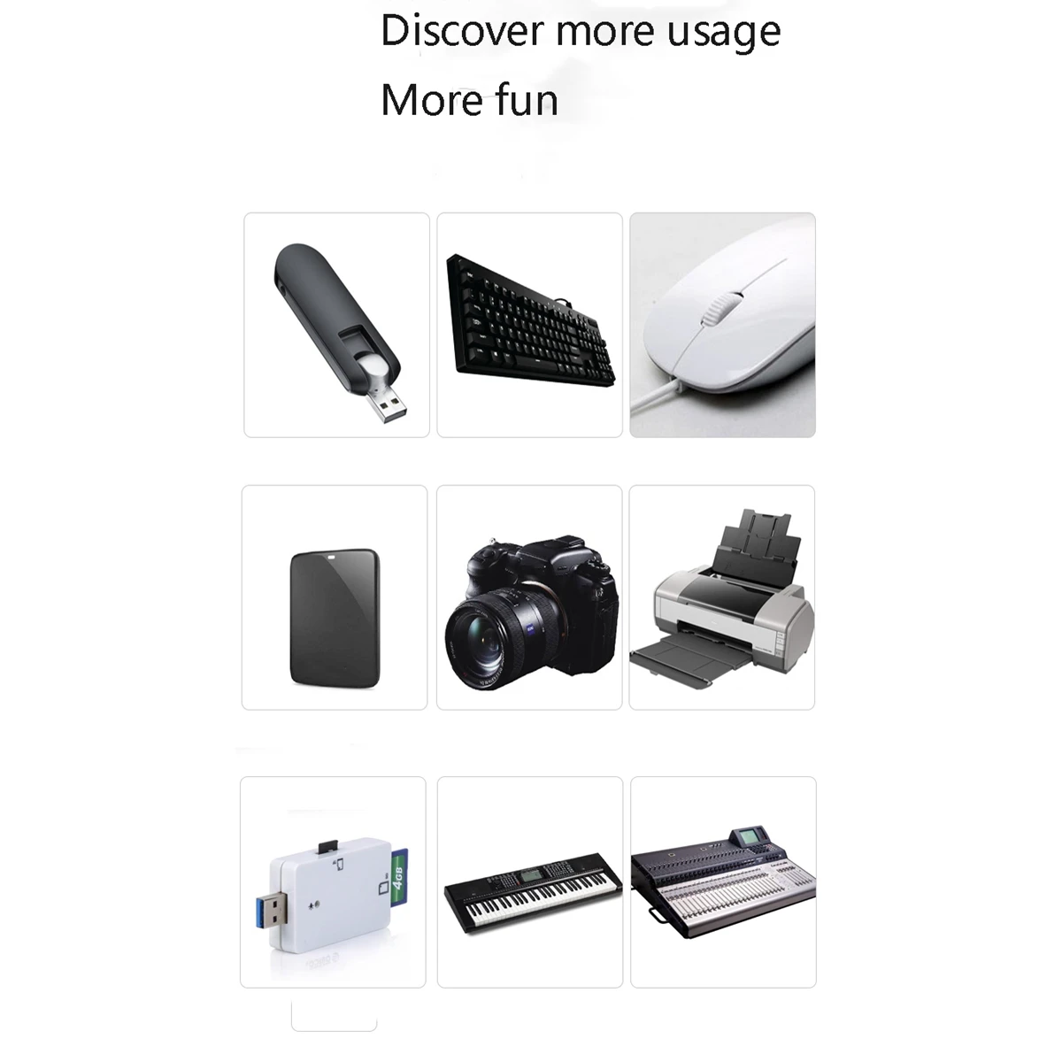 Lettore di schede Mini per lettore di schede adattatore di memoria OTG esterno Micro-SD per IOS 13 14 iPhone 12/Mini/Pro Max Gold