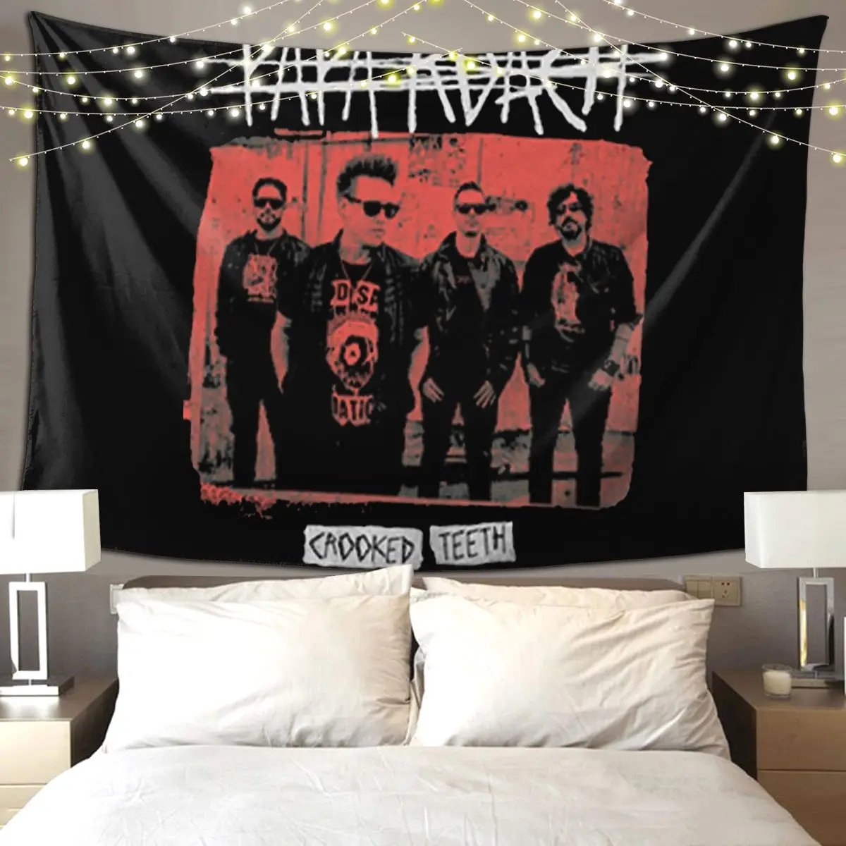 Authentic Papa Roach I Think I Need Help Portrait Slim-Fit Tapestry Art Wall Hanging Aesthetic Home Decor Tapestries for Bedroom