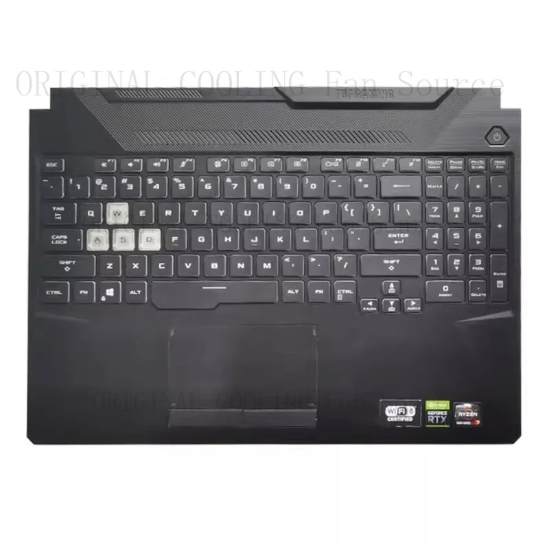 R+  Palmrest with Keyboard Touchpad US for ASUS TUF Gaming FA506 FX506 FA506U FX506U