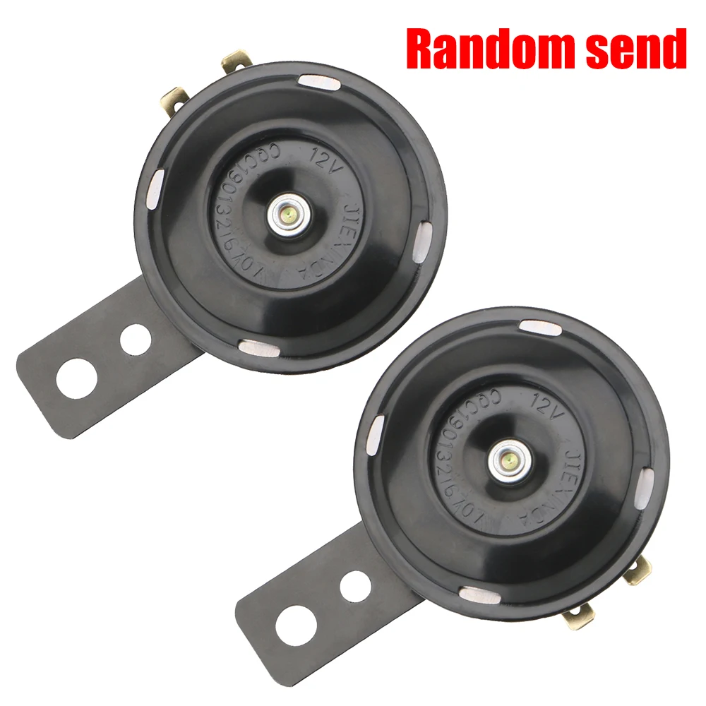 Universal 12V Horn 1.5A 105db Signal for Motorcycle Motorcycle Electric Horn Kit Waterproof Round Loud Horn Speakers