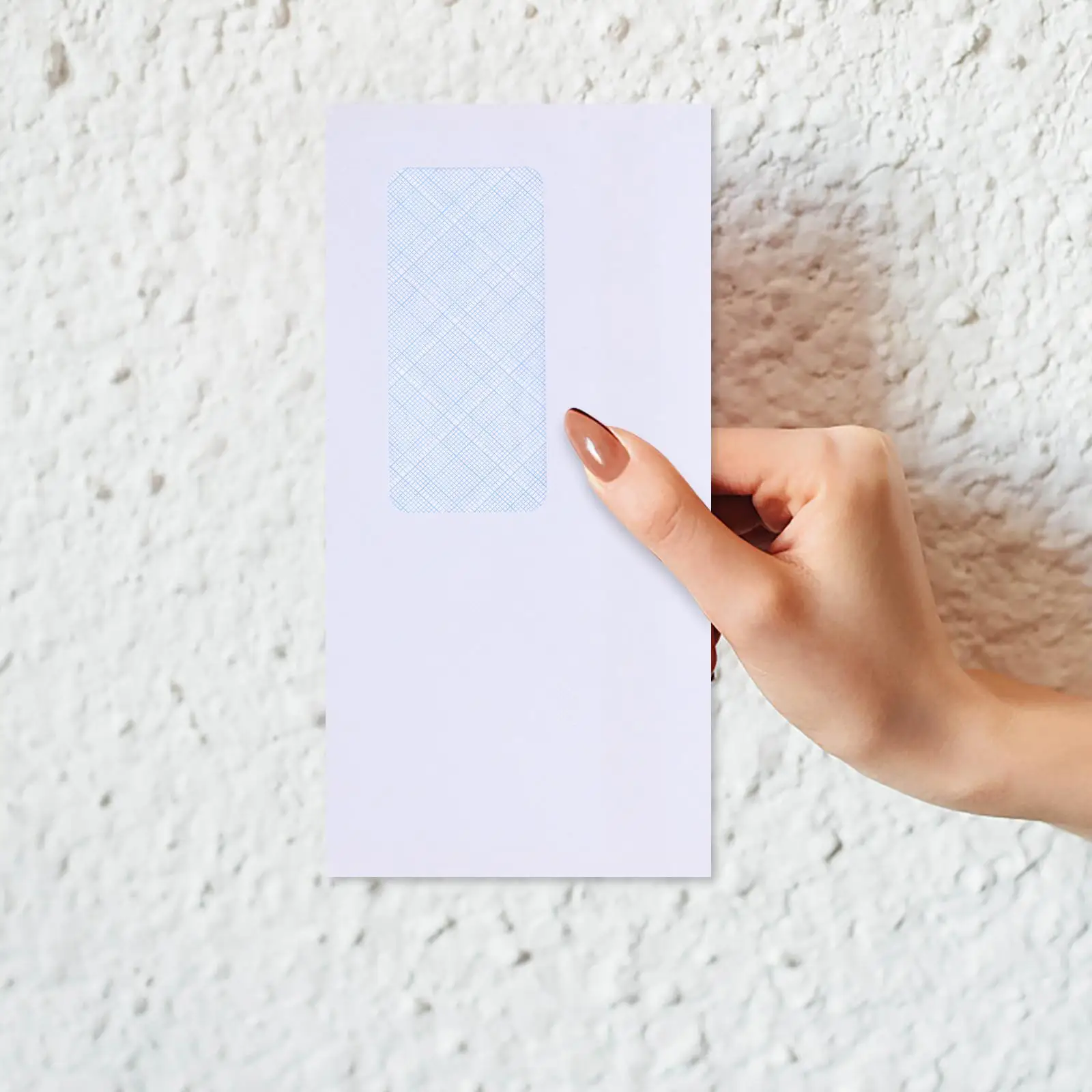 50 Pcs Self-sealing Security Envelope Envelopes Peel and Window Left Business Double Offset Paper Document Receipt