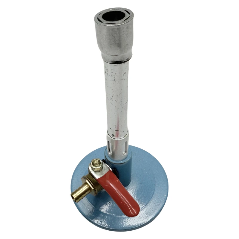 Labs Natural Gas Bunsen Burner with Flame Stabilizer and Air Vent Adjustment/ Laboratory Equipment