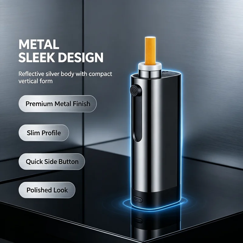 Car Ashtray No Ash Drop Tool, Smoking Ashless Car Interior, Anti-Flying Ash One-Key Ignition Cigarette