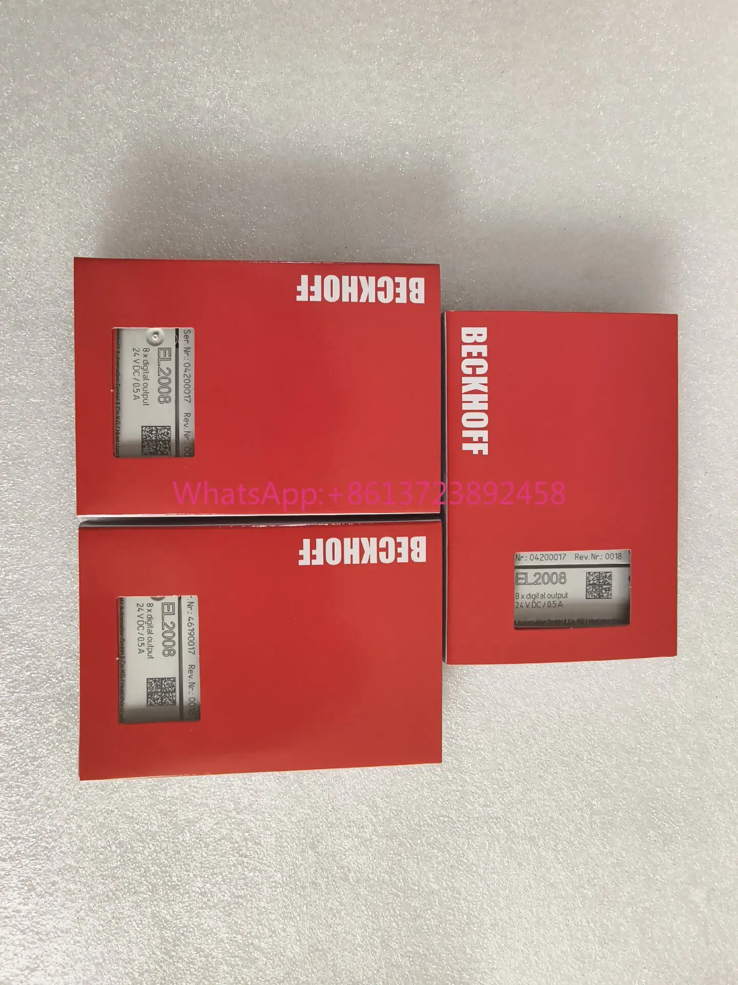 BECKHOFF EL2008 with code, German Beckhoff module