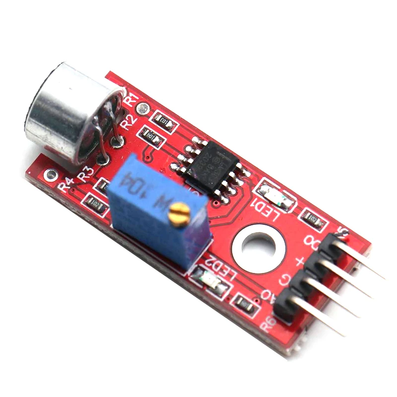 10PCS/High-sensitivity microphone sensor module, high-sensitivity sound control board module, sensor module