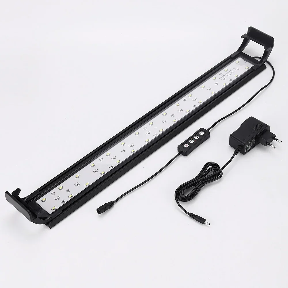 Aquarium 3 Color Adjust Light Timing Clip Aquatic Plants Lighting Waterproof 100~240V Fish Tanks 20-63CM